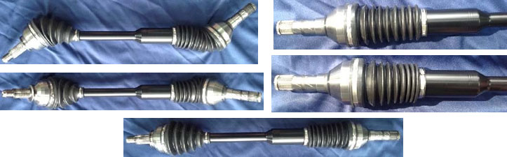 DSS high performance CV and ATV axle design